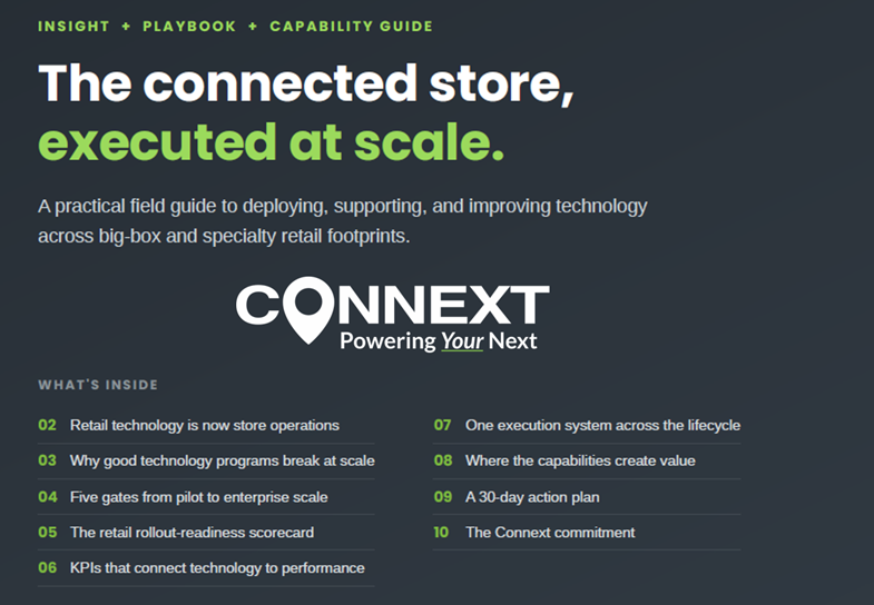 Connext Essentials Retail Tech FIeld Guide